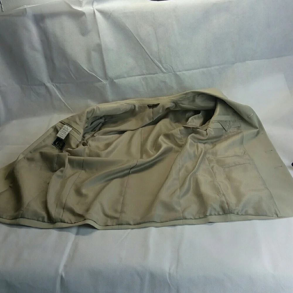 Giorgio Cerruti 40L Beige Suit blazer Sports Coat